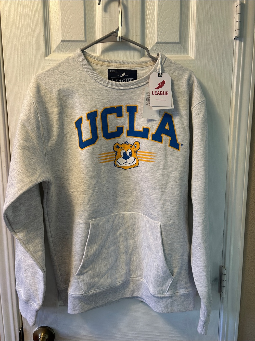 NWT UCLA Crewneck Sweatshirt with Front Pocket
